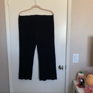Ribbed Wide-legged Target Pants